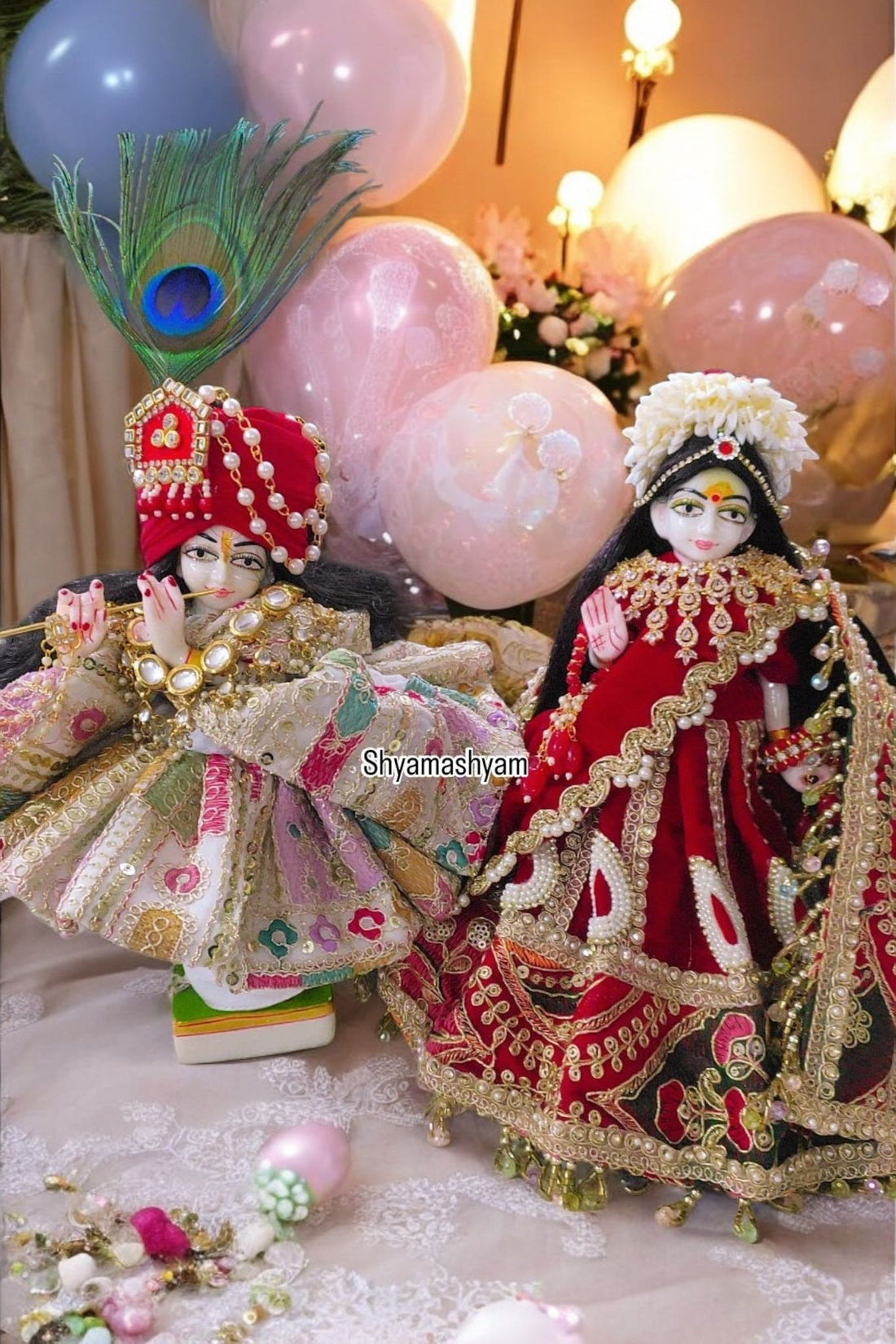 Radha Krishna vivhautsav special poshak ....