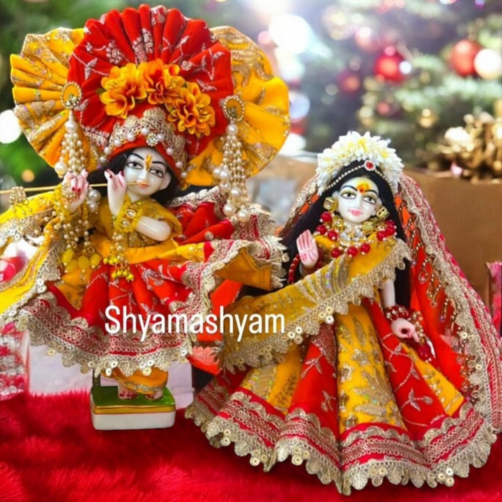 Elegant Radha Krishna Designer Poshak