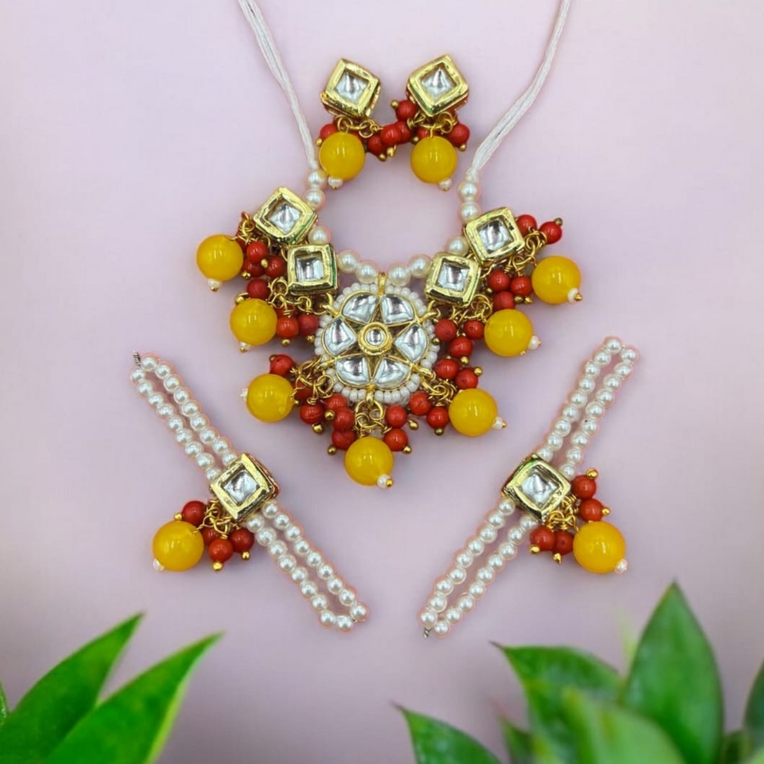 Beautiful Handmade jewellery - Yellow