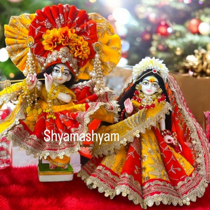 Elegant Radha Krishna Designer Poshak